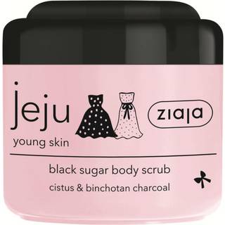 Ziaja Jeju Young Skin Sukker kropsskrub Sort 200 ml - 200 ml