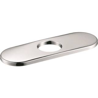 HANSGROHE BASEPLATT FÖR KONTORA STERA-HOLE-kranar 6 """" Uppgradera 6-tums modern basplatta för badkarkran i borstat nickel 06490820