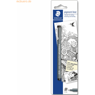 Staedtler STAEDTLER Pigment Liner 0,4 mm Sort 1/Bk