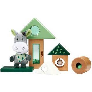 Eichhorn Baby Hipp Wooden Sound Blocks with Donkey Plush Toy