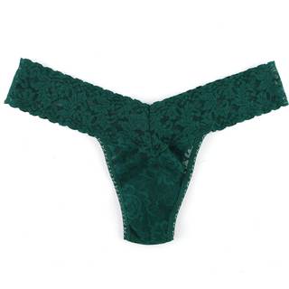 Hanky Panky 3-pak Low Rise Thong D1 - Darkgreen - One Size * Kampagne *