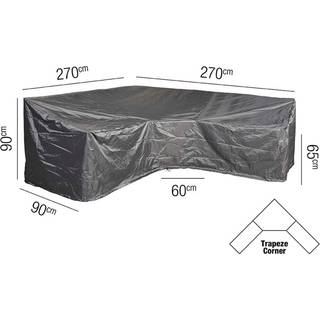 Platinum AeroCover overtræk til hjørnesofa med trapezvinkel, antracitgrå, 90 x 65/90 x 270 x 270 cm