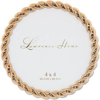 Lawrence rammer reb design metal ramme 4x4 runde guld