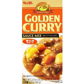 S&amp;B Golden Curry mix mild 92 g - 5 portioner
