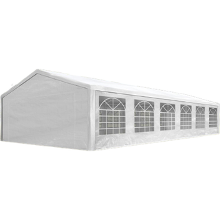 6x12m, Partytelt, PE-teltdug, hvid - (90109)