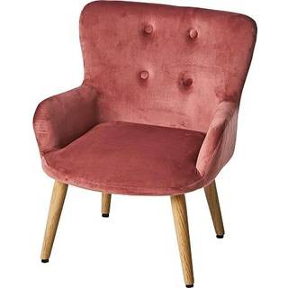 Coco Mini stol - rosa velour (På lager i varehus)