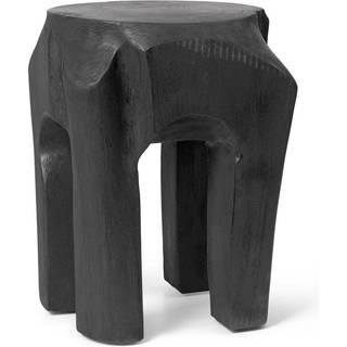 Ferm Living Root skammel/taburet Ø30x40 cm Black stained