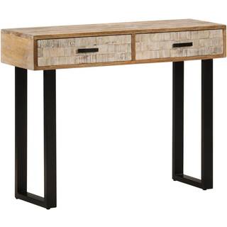konsolbord 100x30x75 cm massivt mangotræ