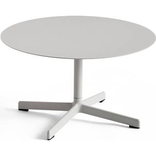 HAY - Neu Low Table Ø70 x H40 / Sky Grey - Udendørs sofaborde - Stefan Diez - Grå - Metal