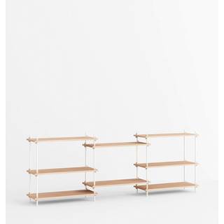 Moebe Shelving System s.85.3.A - Hvid/Eg