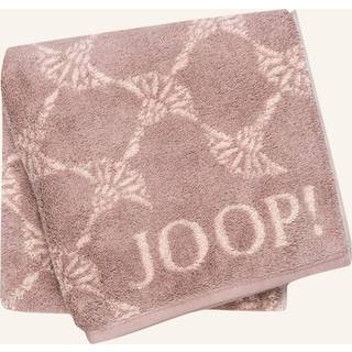 JOOP! Herren Handtuch rosa Baumwolle & Mix gemustert
