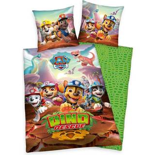 Paw Patrol Dino Rescue Sengetøj - 100 procent bomuld
