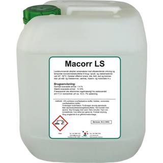 Macorr LS 20L Lav skummende affedter til ultralyd og maskin vask m/korrosionsbesk