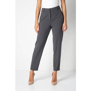 Roman Roman Grey Long Straight Leg Stretch Trousers