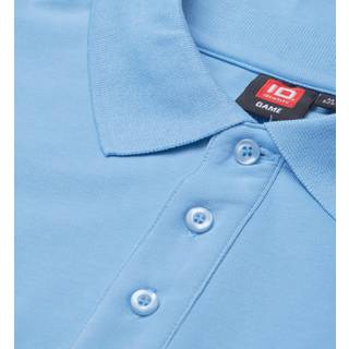 ID Stretch Herre Polo - Light Blue - XL