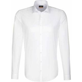 Seidensticker Herren Hemd weiß Slim Fit