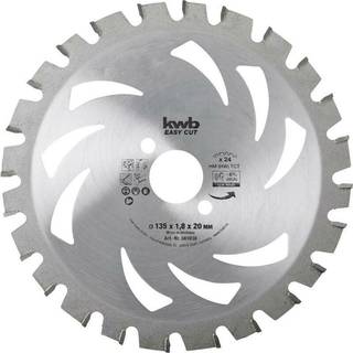 kwb cirkulær rundsavsklinge, 24 tænder, Ø160 x 1,8 x 20 mm