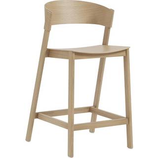 Muuto Cover Barstol Med Rygstøtte 65 Cm - Barstole Eg - 33201