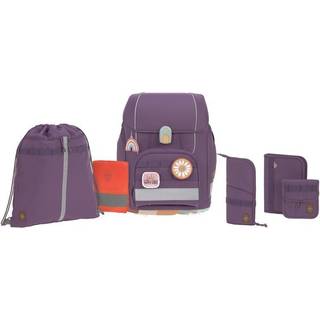 Lässig Boxy Schulranzen-Set Unique purple