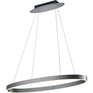 Delta LED-hængelampe, rund, antracit