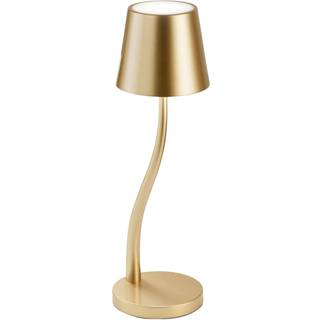 Judy LED-bordlampe, batteri, IP54, guld