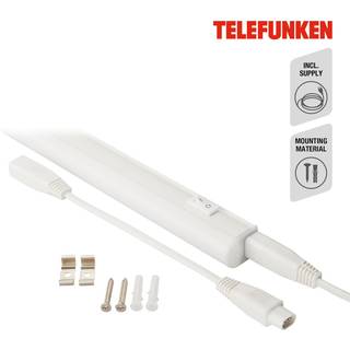 LED underskabslampe Hephaistos, hvid, længde 57 cm