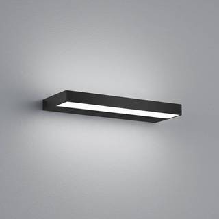 Helestra Slate LED-væglampe, mat sort 30 cm