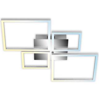 Frame LED-loftslampe, CCT, 4-lys, aluminium