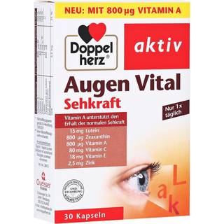 Doppelherz aktiv Augen Vital kapsler til bedre syn 2411.33 DKK/1 kg