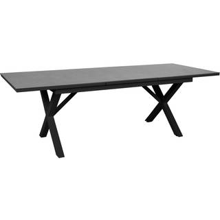 Brafab, Hillmond Spisebord 100x166-226 cm sort/grå
