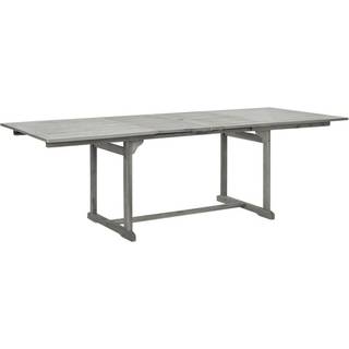 havebord (160-240)x100x75 cm massivt akacietræ