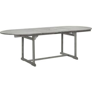 havebord (160-240)x100x75 cm massivt akacietræ