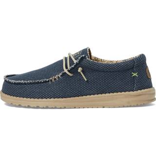 HeyDude Wally Braided Sneaker Herrer størrelse 41 farve blå/beige