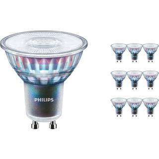 Fordelspakke 10x Philips MASTER LED Spot ExpertColor GU10 PAR16 5.5W 375lm 36D - 930 varm hvid | bedste farvegengivelse - dæmpbar - erstatter 50W