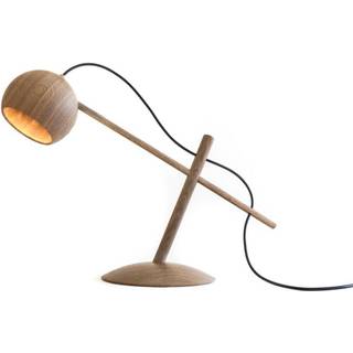 Brdr. Krüger Lune Bordlampe Røget Egetræ