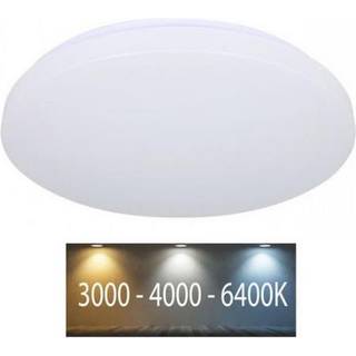 V-Tac rund 36W LED loftslampe, CCT - 3 lyskulører, Ø48cm, 230V, inkl. lyskilde - Dæmpbar : Ikke dæmpbar, Kulør : 3-i-1