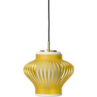 Warm Nordic - Opal Lamella Pendel Illuminating Yellow