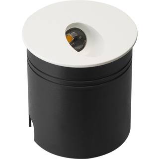 LED-indbygningslampe Aspen IP65, rund, hvid