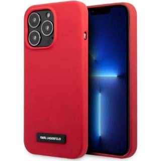 Karl Lagerfeld iPhone 13 Pro / 13 hardcase rød silikoneplade