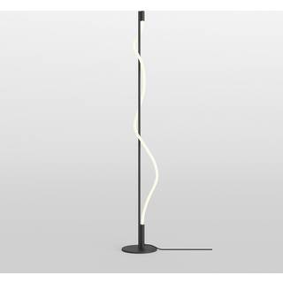 Maytoni LED-væglampe Pars, 62,3 cm, sort/guld, aluminium