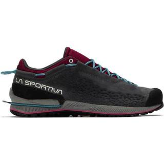 La Sportiva Women's Tx2 Evo Leather Carbon/Red Plum, 38