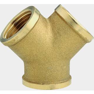 Y-kobling rør Maestrini Y Fitting Female/Female/Female, messing, 1 1/2" G (BSP) (indvendig)