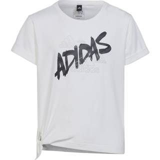 Dance Knoted T-shirt - White / Silver Metallic - 164
