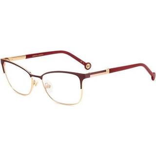 Carolina Herrera Kvinde HER 0164 NOA Optiske stel Stål Guld/Bordeaux Firkantet