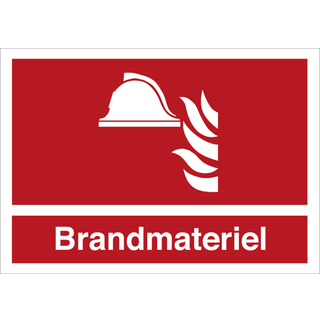 Brandskilt - Brandmateriel - Plast - 210 x 297 mm (A4)