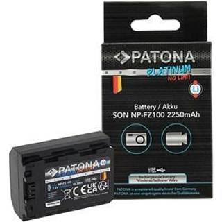 Patona Platinum battery with USB-C input for Sony NP-FZ100