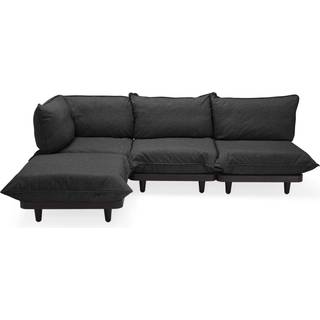 Fatboy Paletti Modulsofa 3-pers Med Chaiselong - Udendørs sofaer Stål Thunder Grey - 105778