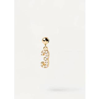 PDPAOLA Number 3 Vedhæng 18 kt. Forgyldt Sølv CH01-007-U - Dame - 925 Sterling Silver