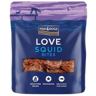 Fish4Dogs - Love - Blæksprutte-bidder - 80 g