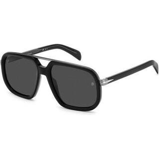David Beckham DB 7101/S ANS/M9 57 Solbriller Mænd Black - Black - 57mm